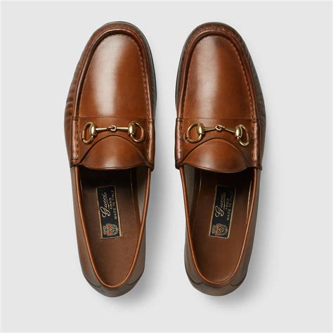 gucci loafer brown